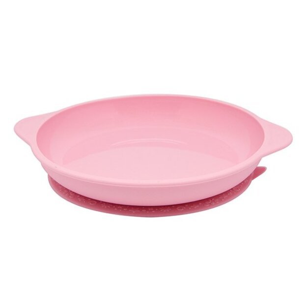 Prisisiurbianti lėkštė „Kad maistas liktų ant stalo“ (įvairių spalvų)